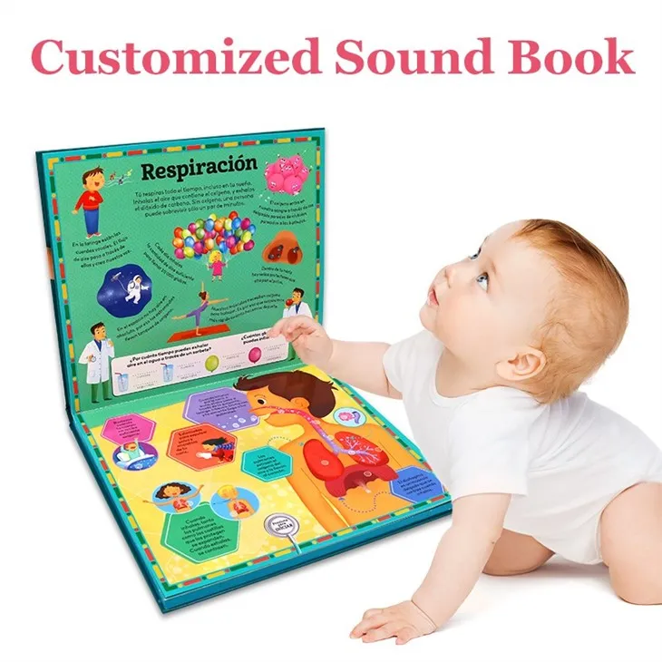 Cool Medecial Learning Baby Book With Fancy Music Learing Toys