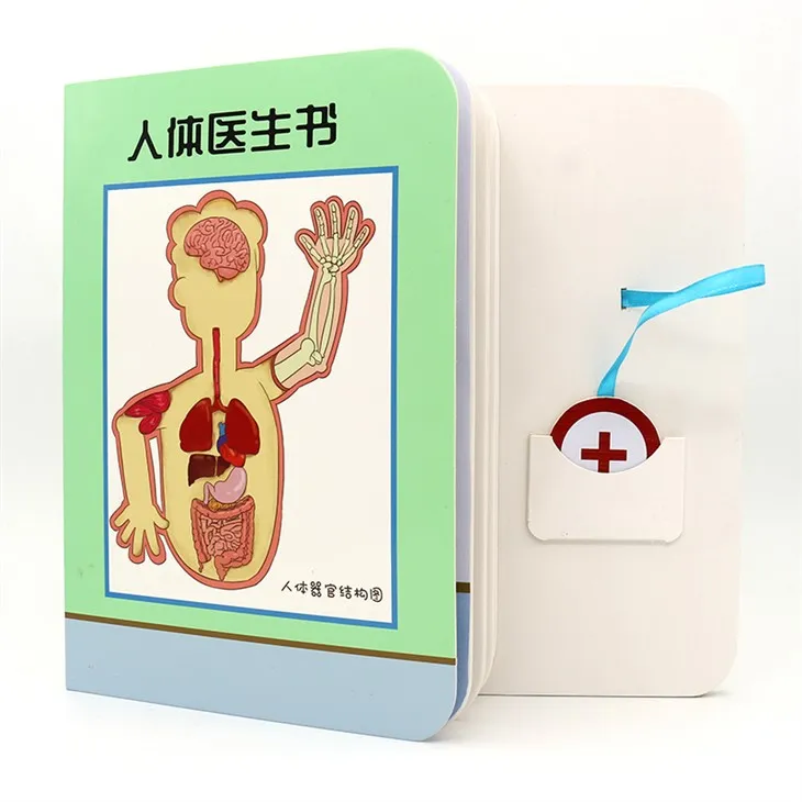 Learning Medical Knowledge Customize Voice Board Book For Kids