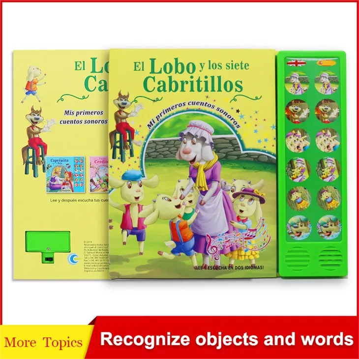 Many Years Factory Customize Educational Sound Books With High-quality Audio For Kids